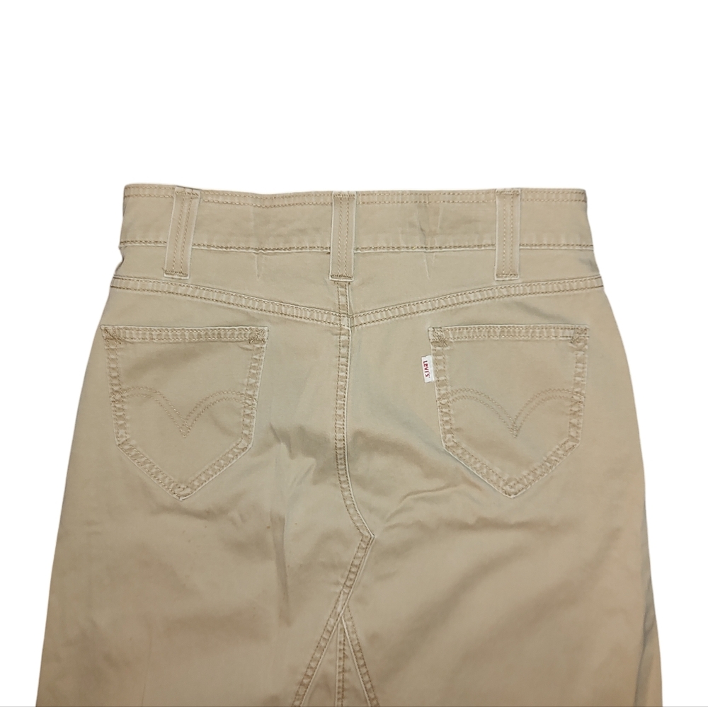 Levi's Y2K Classic Tan Maxi A Line Skirt - Picture 4 of 6